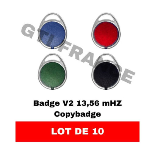 10 badges vierge COPYBADGE V2 fréquence 13.56mHZ