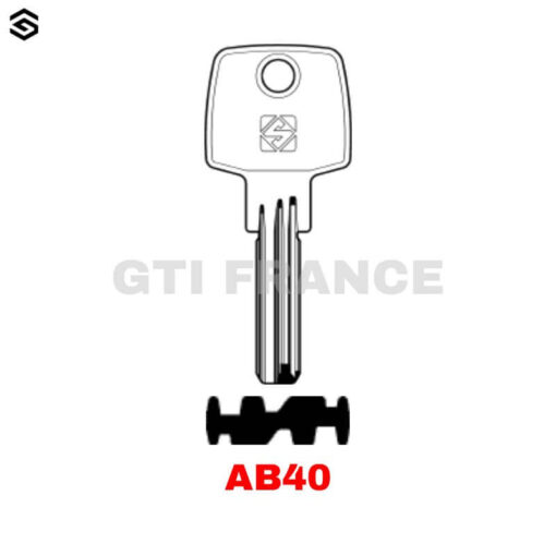 EBAUCHE CLE AB40 ABUS
