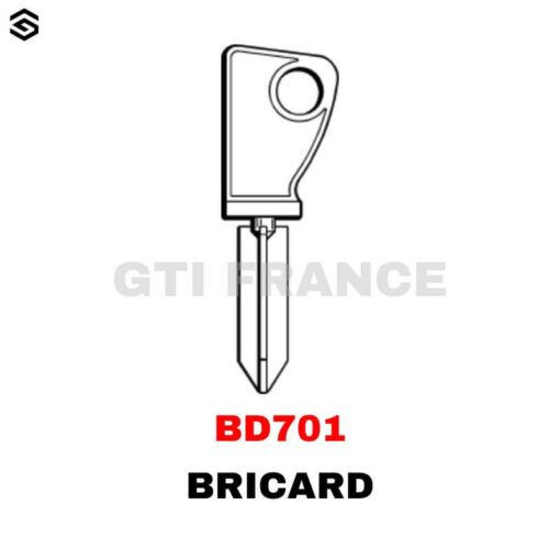 EBAUCHE CLE BD701 BRICARD