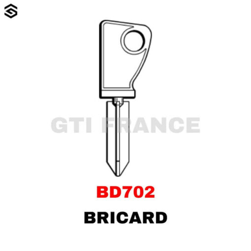 EBAUCHE CLE BD702 BRICARD