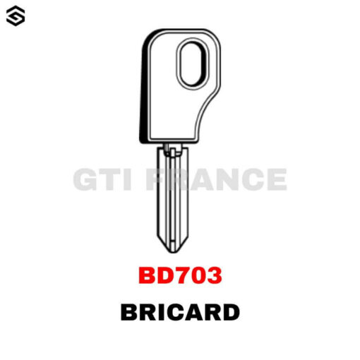 EBAUCHE CLE BD703 BRICARD