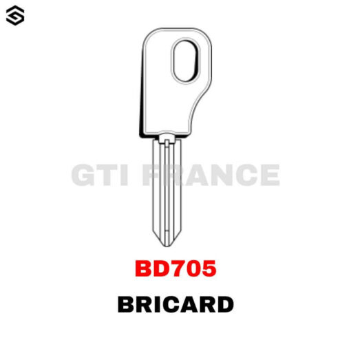 EBAUCHE CLE BD705 BRICARD
