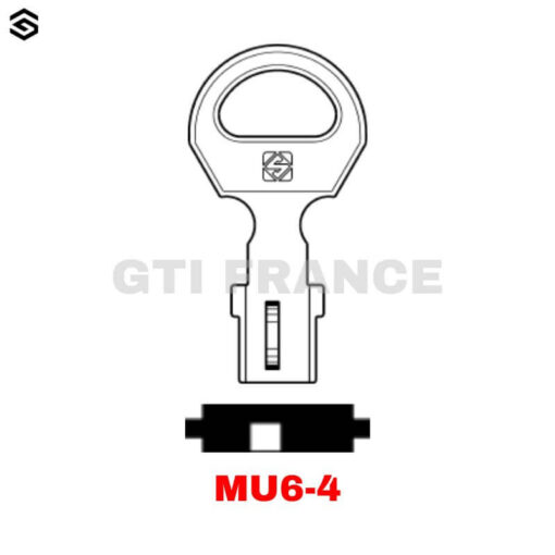 EBAUCHE CLE MU6-4
