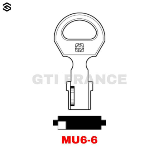 EBAUCHE CLE MU6-6