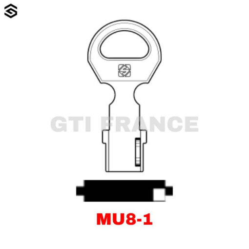 EBAUCHE CLE MU8-1