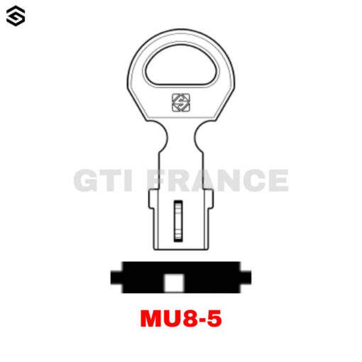 EBAUCHE CLE MU8-5
