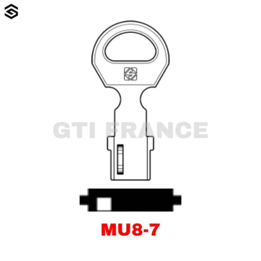 EBAUCHE CLE MU8-7
