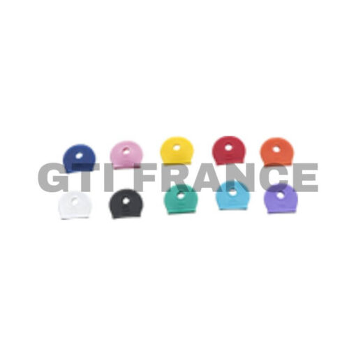 Couvre-clé en plastique 10 couleurs (200 pcs)
