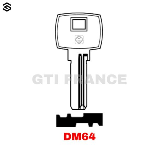 EBAUCHE CLE DM64 DOM