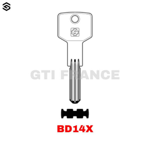 EBAUCHE CLE BD14X BRICARD